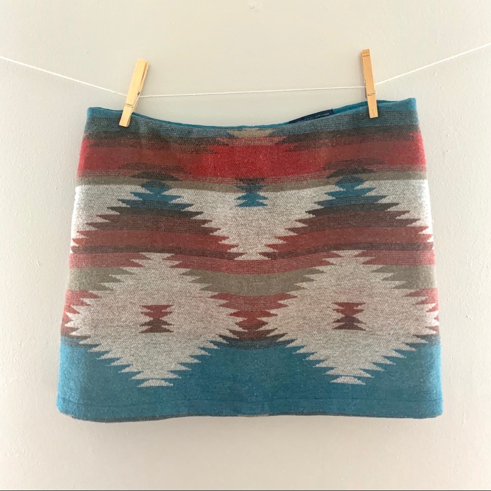 American Eagle Wool Mini Skirt